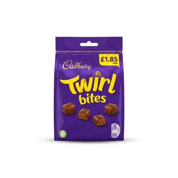 Cadbury Chocolate Treat Bags £1.85 Each | Twirl Bites, Caramel Nibbles, Buttons, Eclairs | Dundee Grocery Store