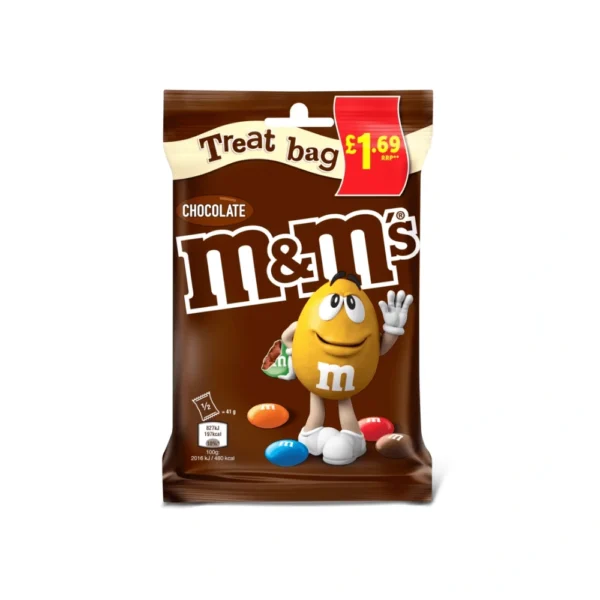 M&M's Treat Bags £1.69 Each | Chocolate, Peanut & Crispy | Dundee Grocery Store
